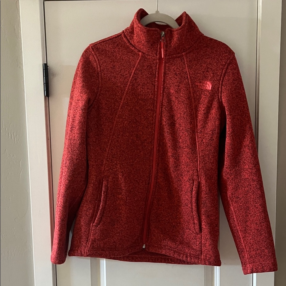 The North Face Women's Red Knit jacket